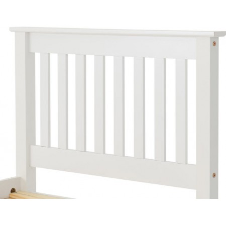 Monaco Wooden Bed Frame With High Foot End | Furnisho
