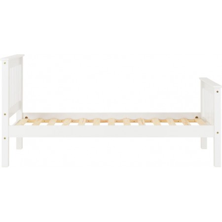 Monaco Wooden Bed Frame With High Foot End | Furnisho