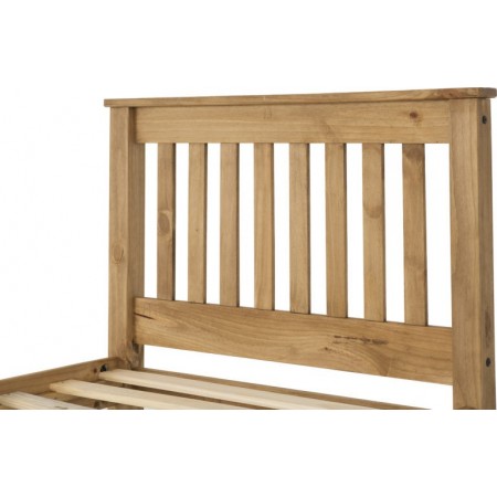 Monaco Wooden Bed Frame With High Foot End | Furnisho