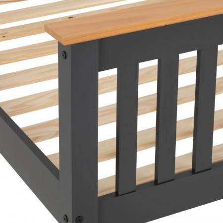 Monaco Wooden Bed Frame With High Foot End | Furnisho