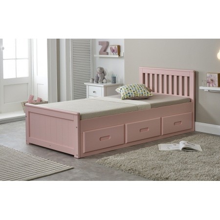 Pine storage bed | Wooden storage beds | Furnisho