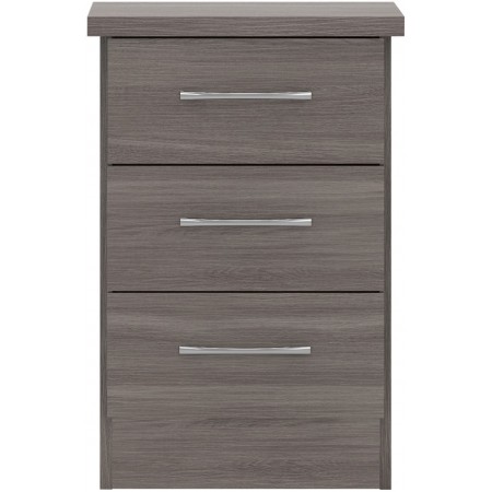 Nevada 3 Drawer Bedside | Furnisho