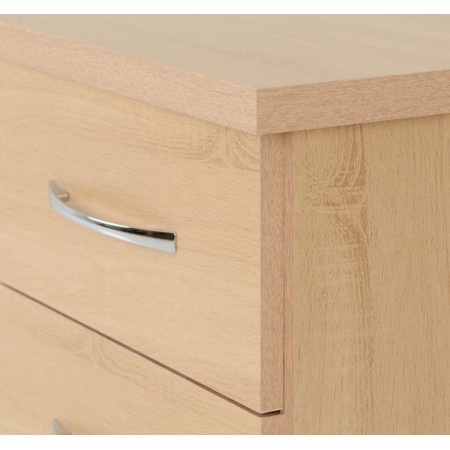 Nevada 3 Drawer Bedside | Furnisho
