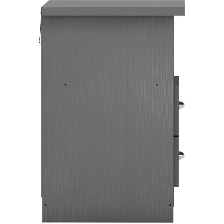 Nevada 2 Drawer Bedside | Furnisho