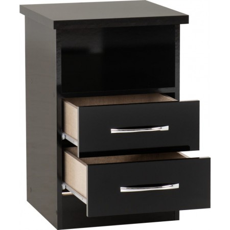 Nevada 2 Drawer Bedside | Furnisho