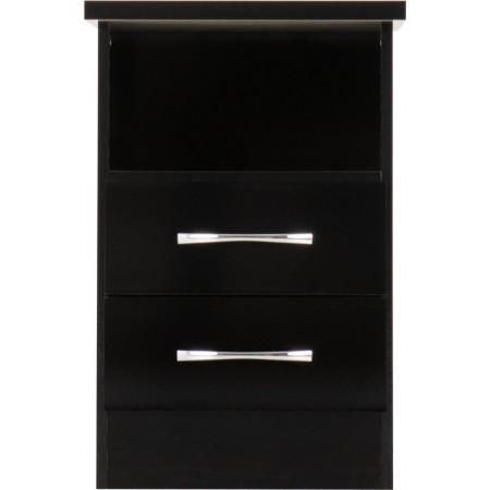 Nevada 2 Drawer Bedside | Furnisho