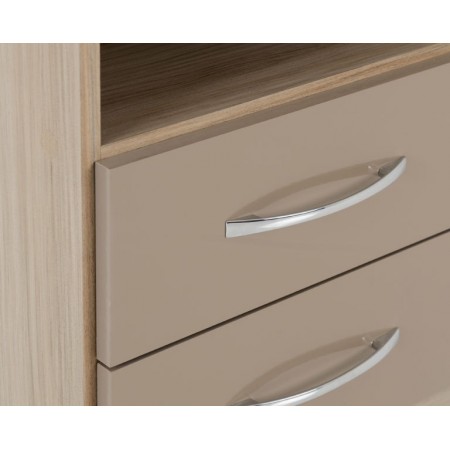 Nevada 2 Drawer Bedside | Furnisho