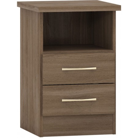 Nevada 2 Drawer Bedside | Furnisho