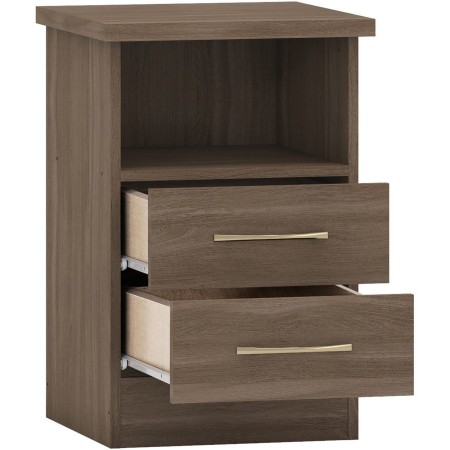 Nevada 2 Drawer Bedside | Furnisho