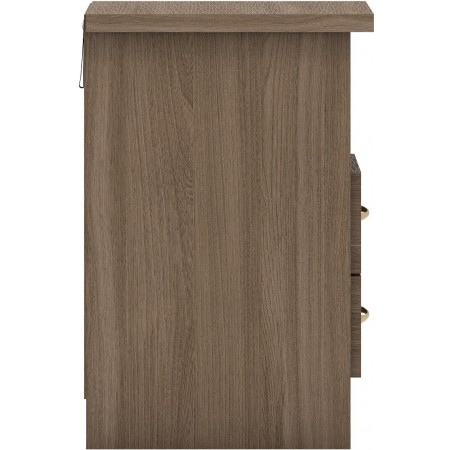 Nevada 2 Drawer Bedside | Furnisho