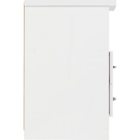 Nevada 2 Drawer Bedside | Furnisho