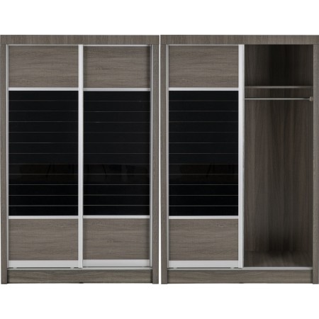 Lisbon 2 Door Sliding Wardrobe | Furnisho
