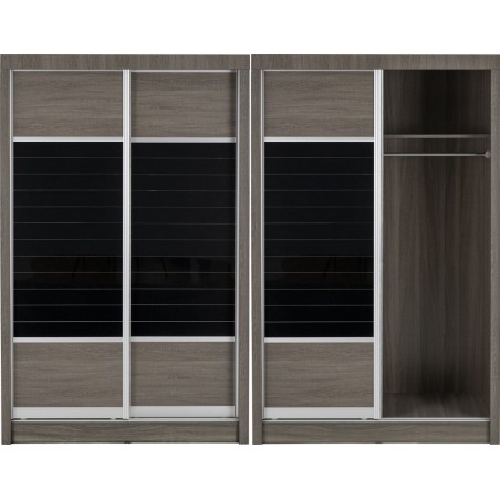 Lisbon 2 Door Sliding Wardrobe | Furnisho