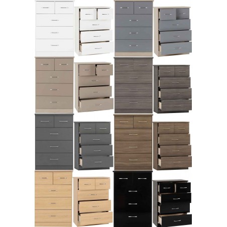 Nevada 3+2 Drawer Chest | Furnisho