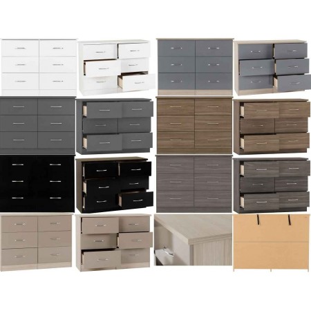 Nevada 6 Drawer Chest | Furnisho