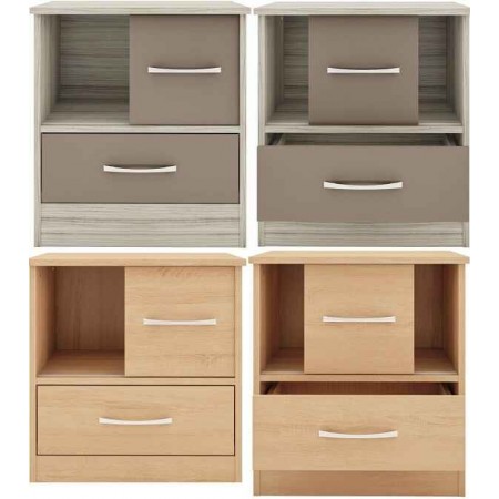 Nevada Sliding Door Bedside| Furnisho