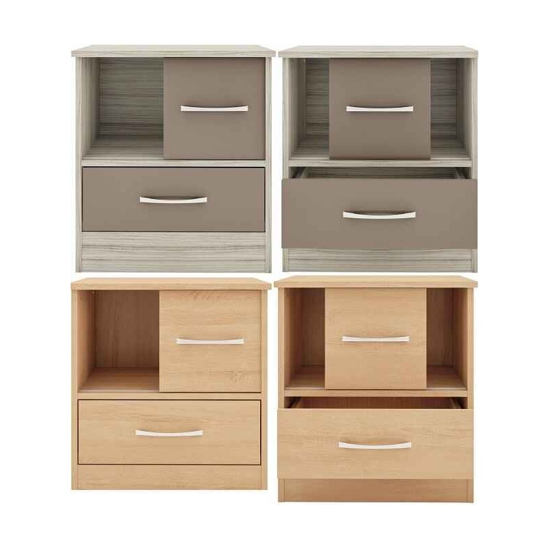 Nevada Sliding Door Bedside| Furnisho