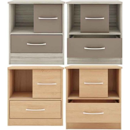 Nevada Sliding Door Bedside| Furnisho