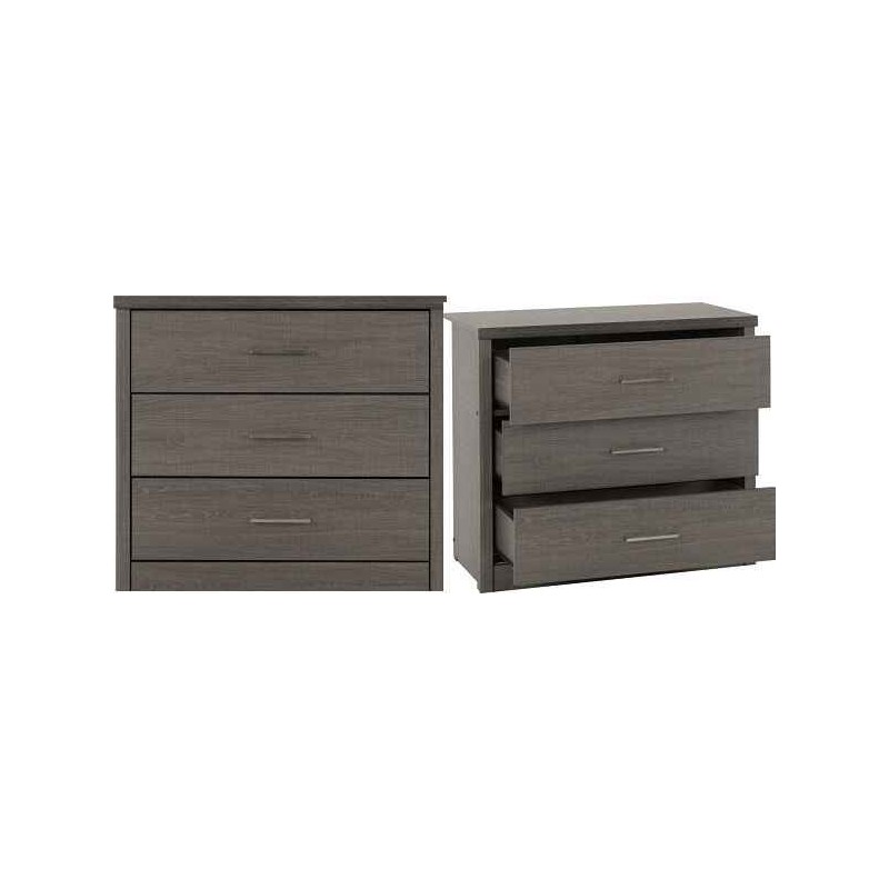 Lisbon 3 Drawer Chest | Furnisho