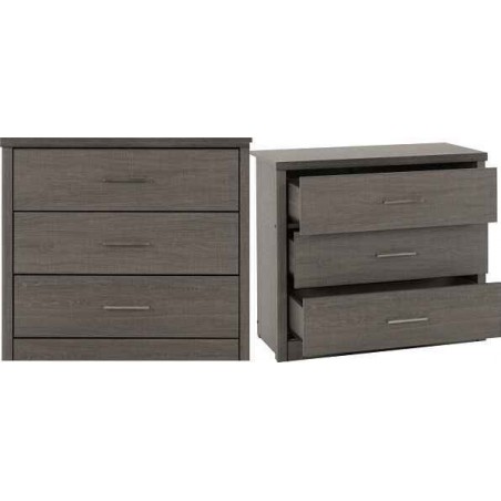 Lisbon 3 Drawer Chest | Furnisho