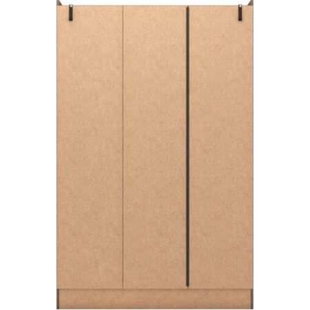 Nevada 3 Door 2 Drawer Mirrored Wardrobe | Furnisho