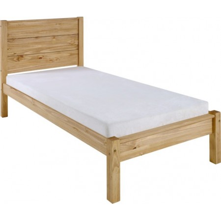 Barton Wooden Bed Frame Waxed Pine | Furnisho