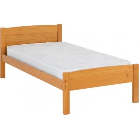Amber Wooded Bed Frame | Furnisho