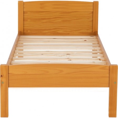 Amber Wooded Bed Frame | Furnisho