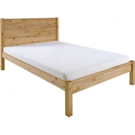 Barton Wooden Bed Frame Waxed Pine | Furnisho