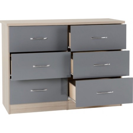 Nevada 6 Drawer Chest | Furnisho