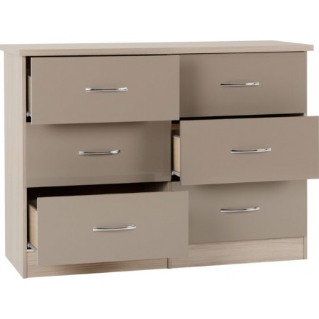 Nevada 6 Drawer Chest | Furnisho