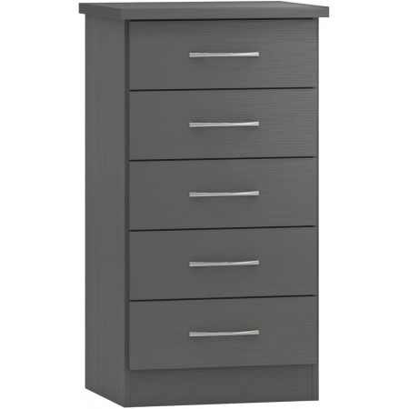 Nevada 5 Drawer Narrow Chest | Furnisho