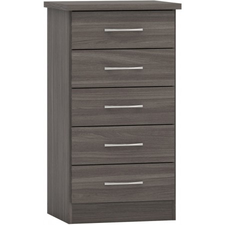 Nevada 5 Drawer Narrow Chest | Furnisho