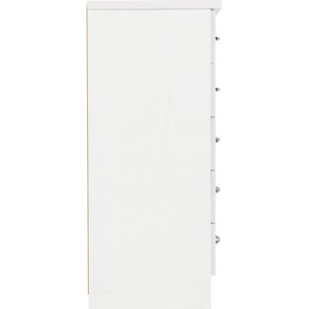 Nevada 5 Drawer Narrow Chest | Furnisho